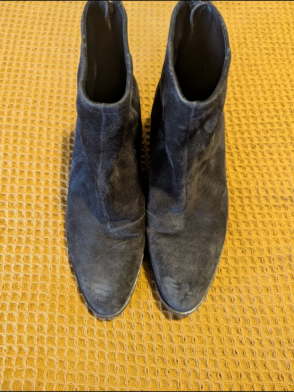 rag & bone Women's Grey Suede Boots, 36.5